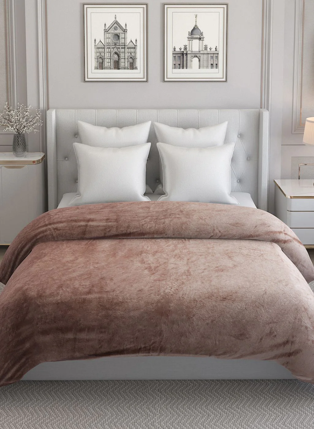 Printed Queen Blanket for AC Room - 240 GSM - Image 2