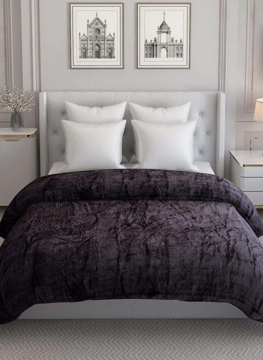 Printed Queen Blanket for AC Room - 240 GSM - Image 2