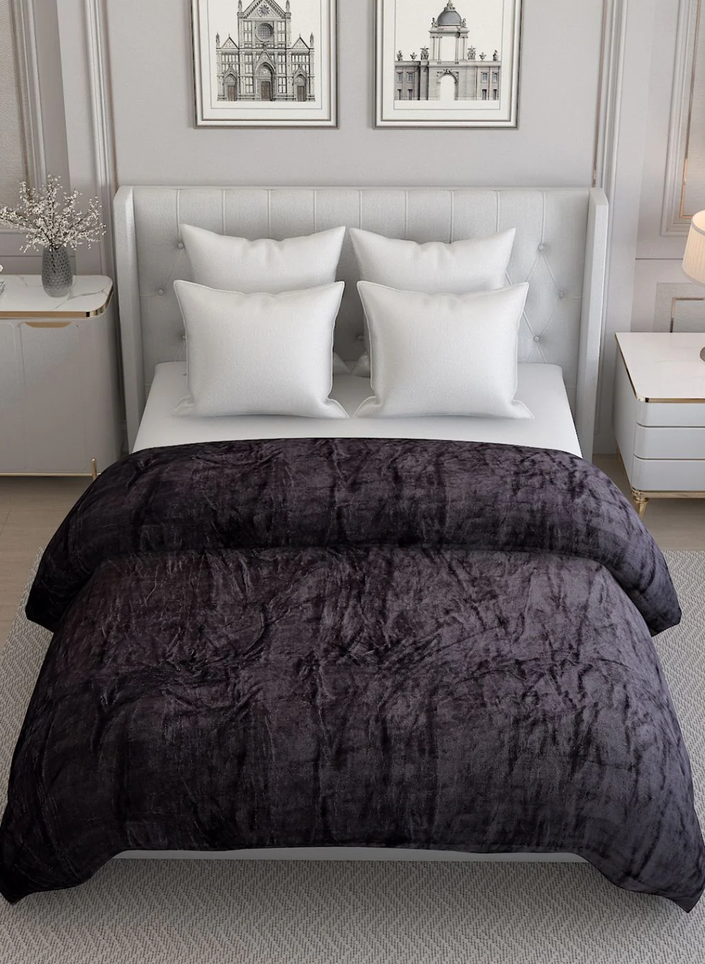 Printed Queen Blanket for AC Room - 240 GSM - Image 3