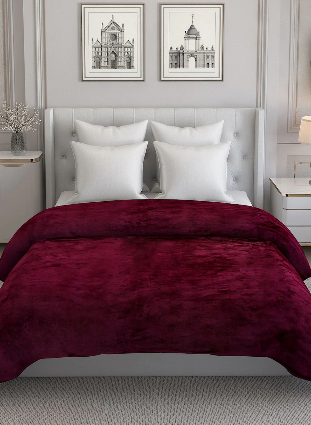 Printed Queen Blanket for AC Room - 240 GSM - Image 2