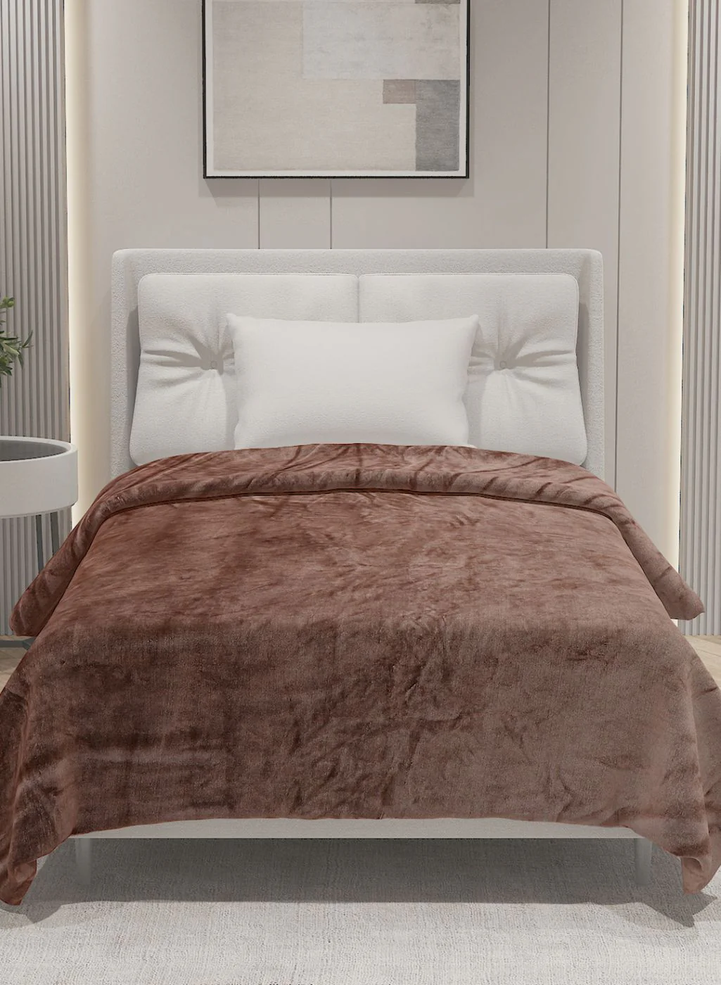 Printed Single Blanket for AC Room - 240 GSM - Image 2