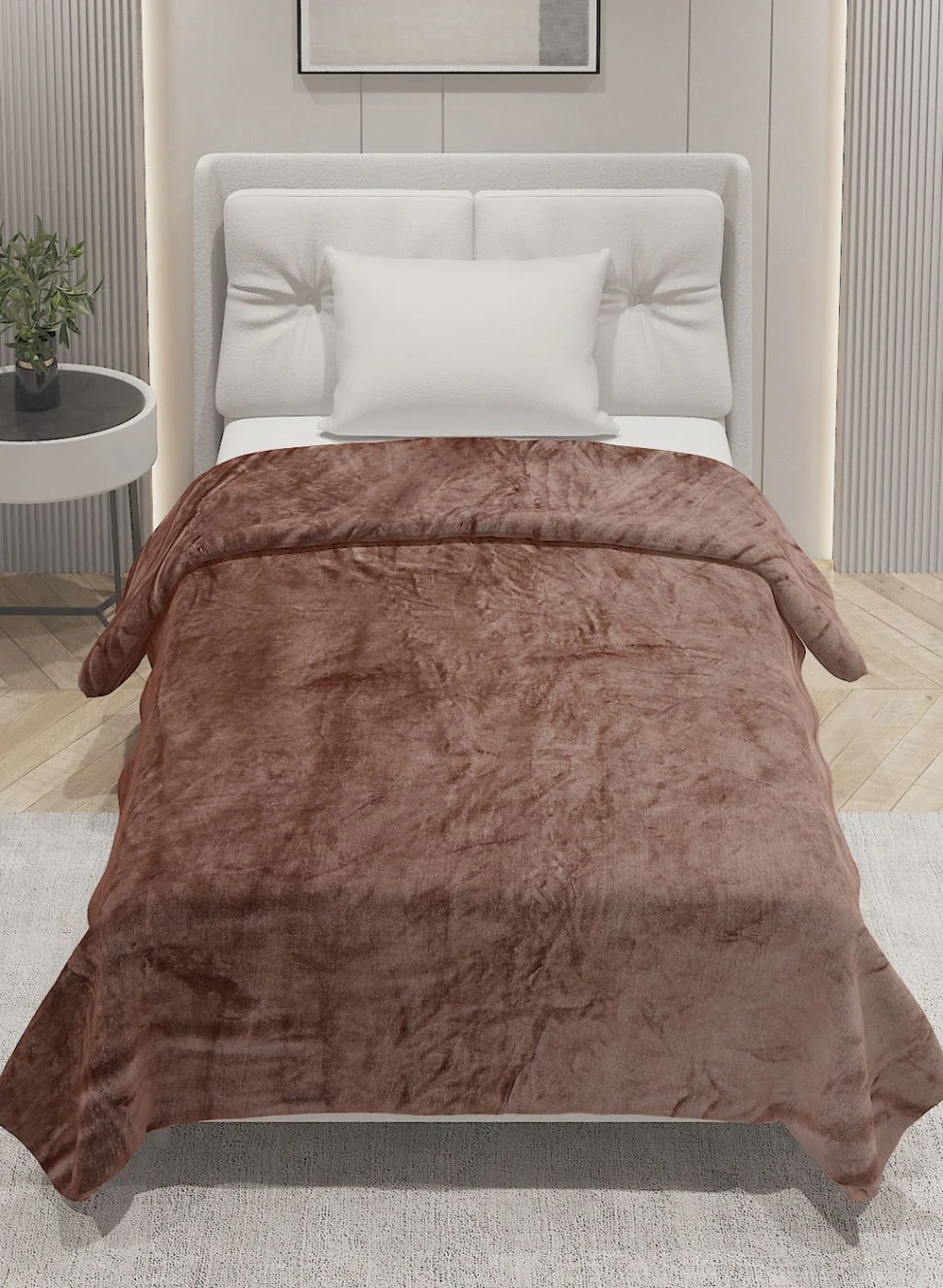Printed Single Blanket for AC Room - 240 GSM - Image 3