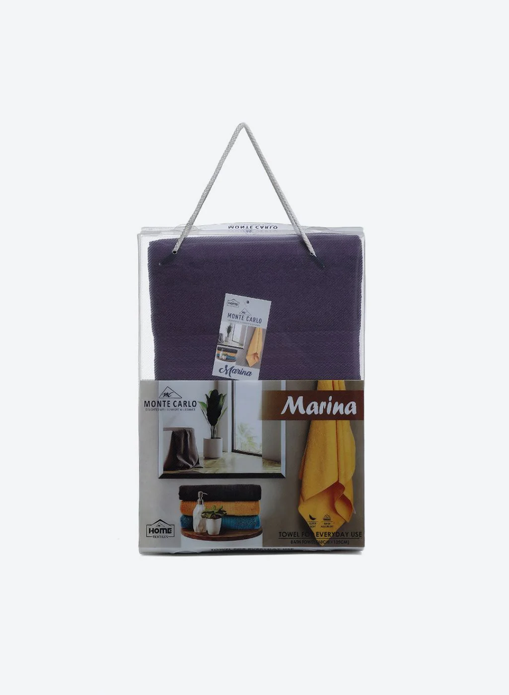 Purple Cotton 400 GSM Bath Towel - Image 5