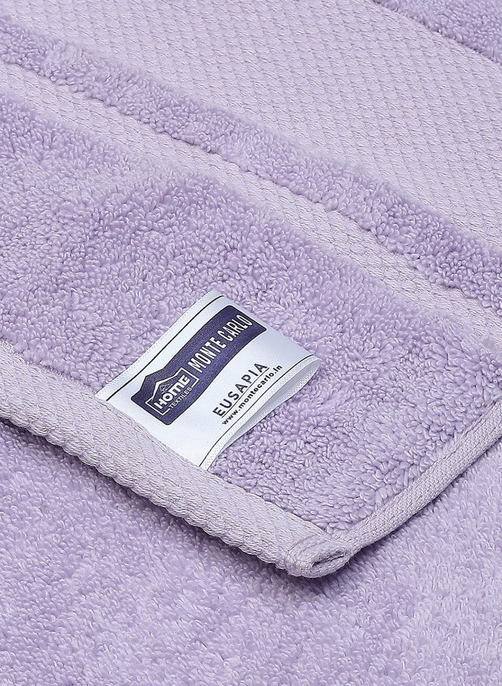 Purple Cotton 625 GSM Bath Towel - Image 4
