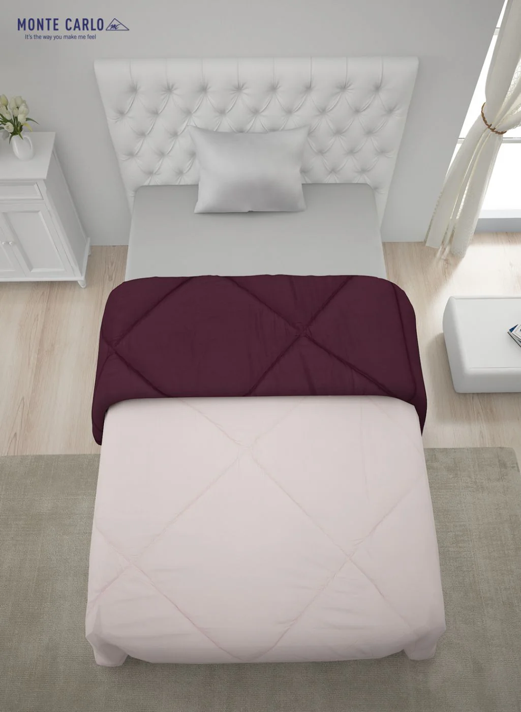 Solid Microfibre Single Comforter for Mild Winter - Image 5