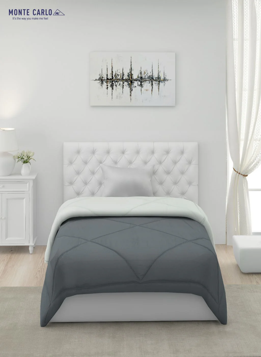 Solid Microfibre Single Comforter for Mild Winter - Image 4
