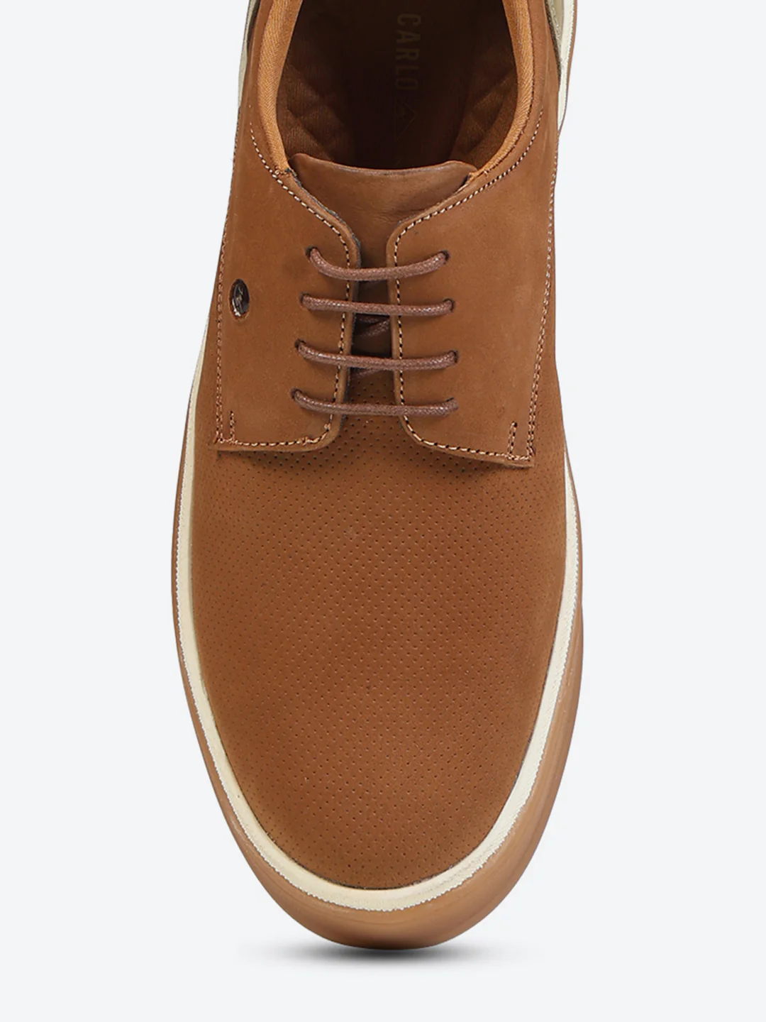 Monte Carlo Tan Casual Lace Up Sneakers Shoes for Men - Image 7