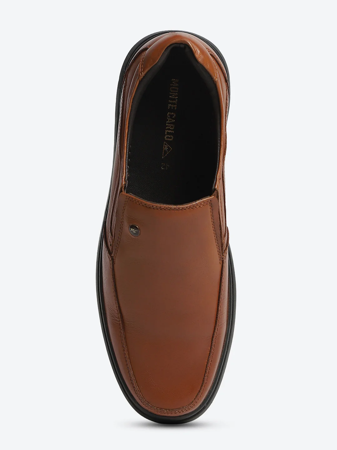 Monte Carlo Tan Comfortable Slip on Formal Shoes for Men - Image 6
