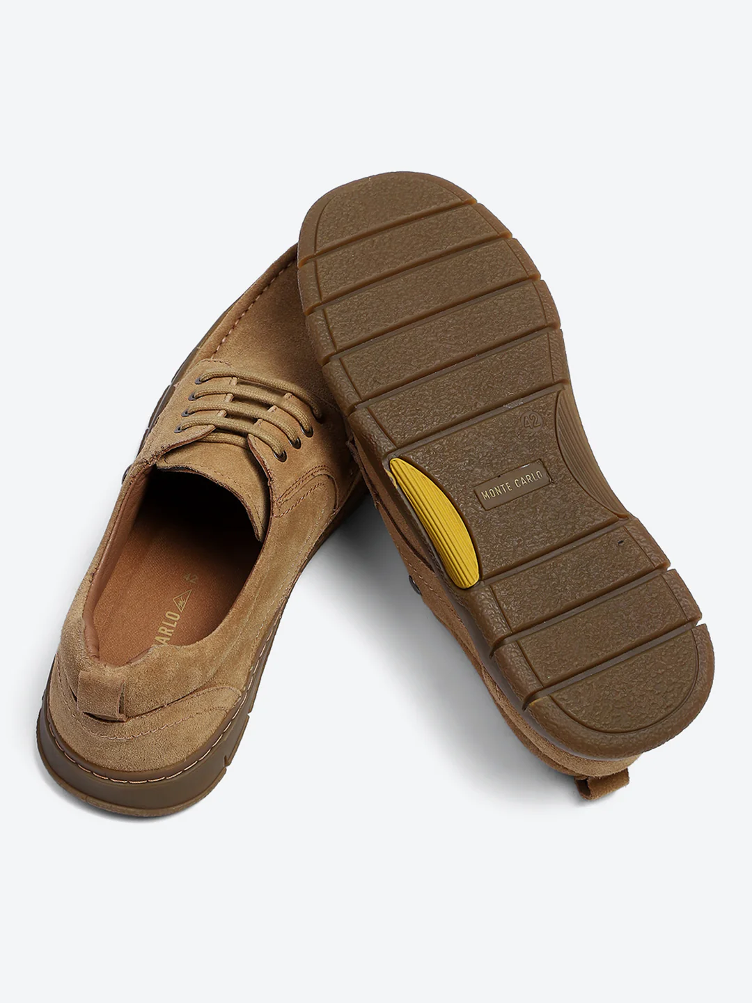 Monte Carlo Tan Moc-Toe | Comfortable Rugged & Everyday Casual Lace Up Style Shoe for Men - Image 8