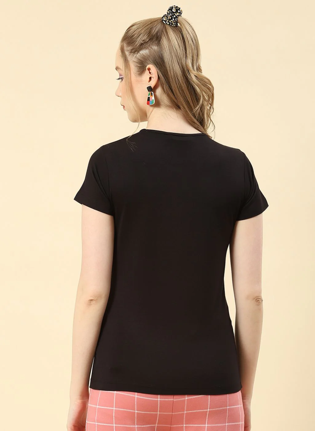 Women Black Printed Top - Image 5