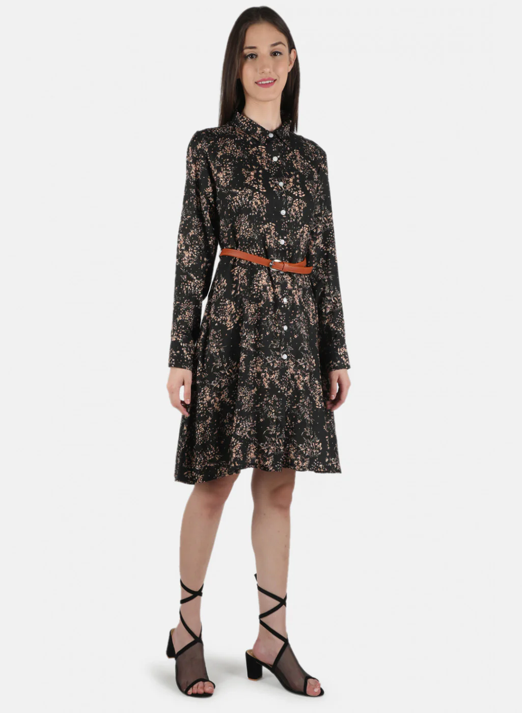 Women Black Printed Tunic - Image 6