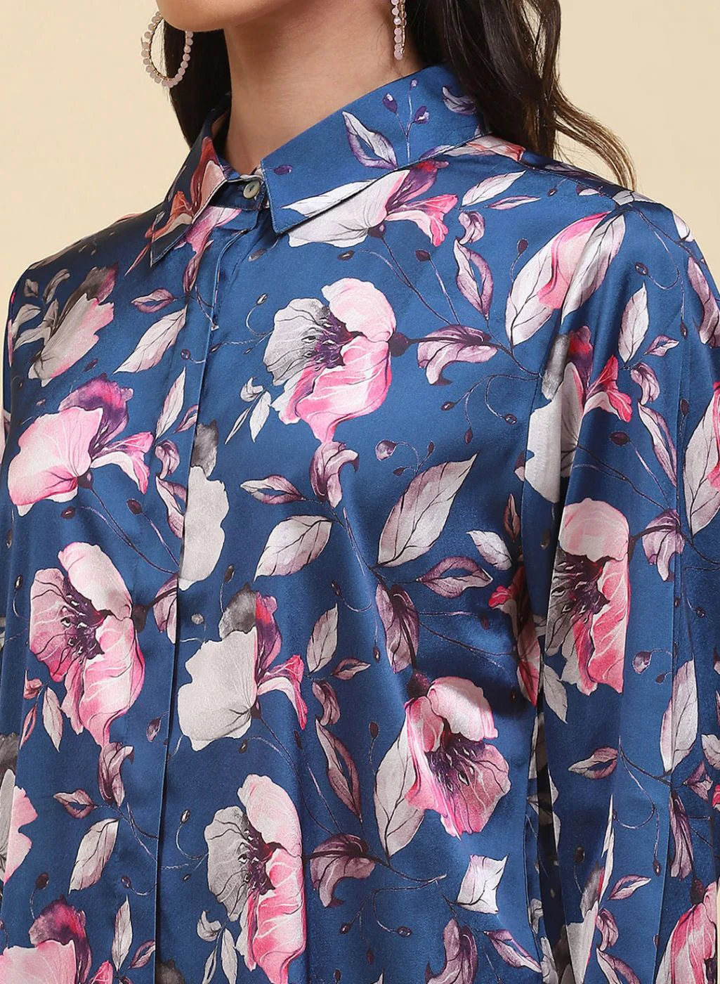 Women Blue Printed Top - Image 6