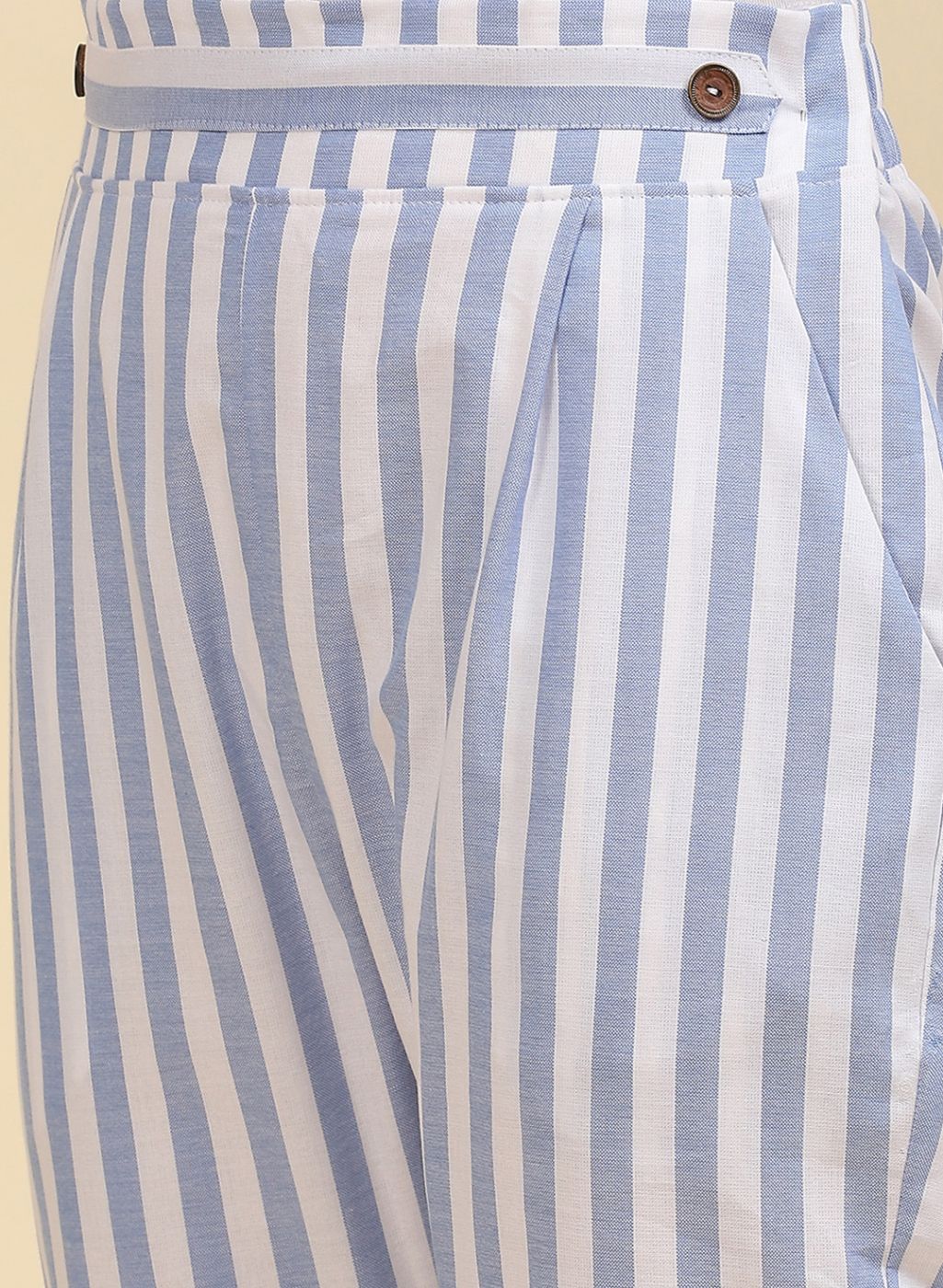 Women Blue Regular Fit Lower - Image 6