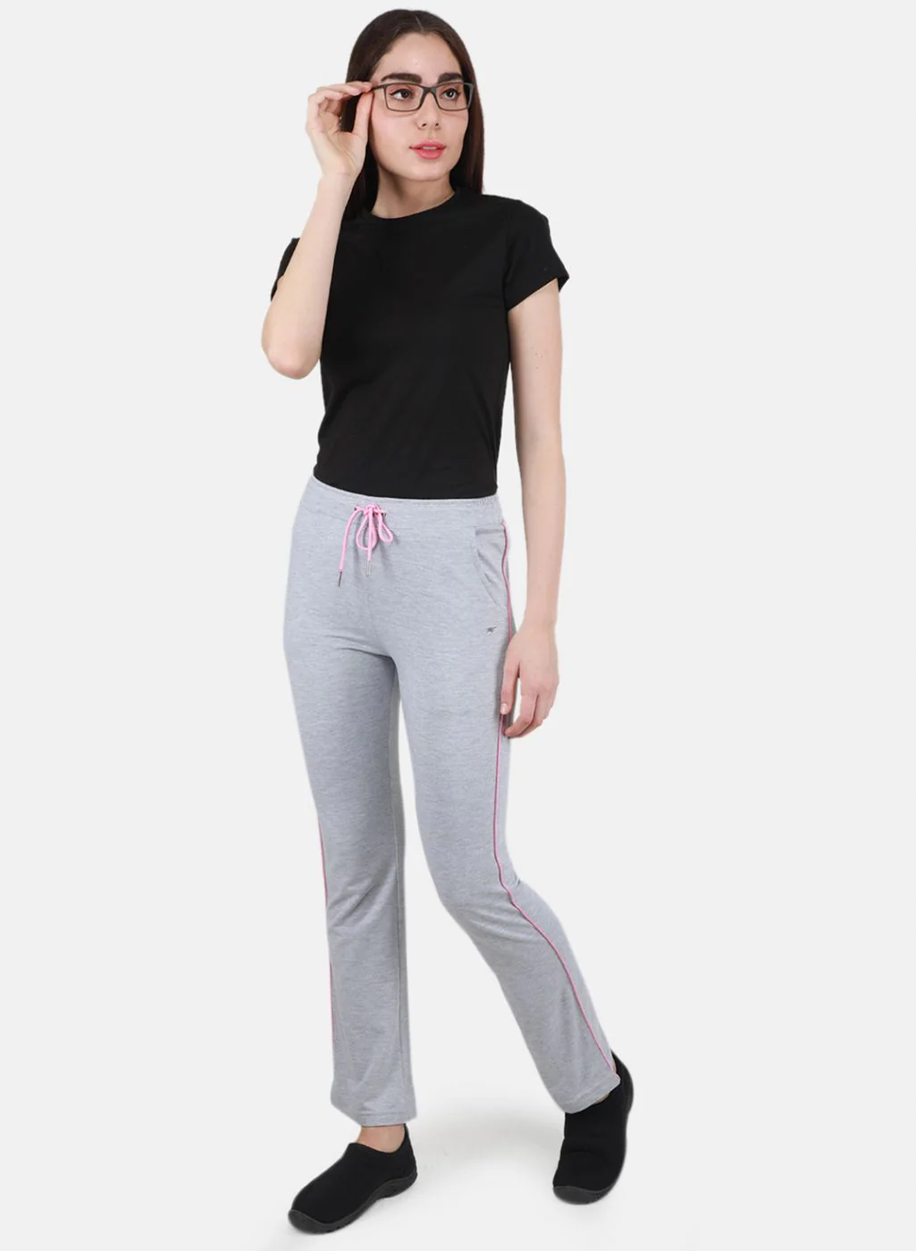 Women Grey Regular Fit Lower - Image 4