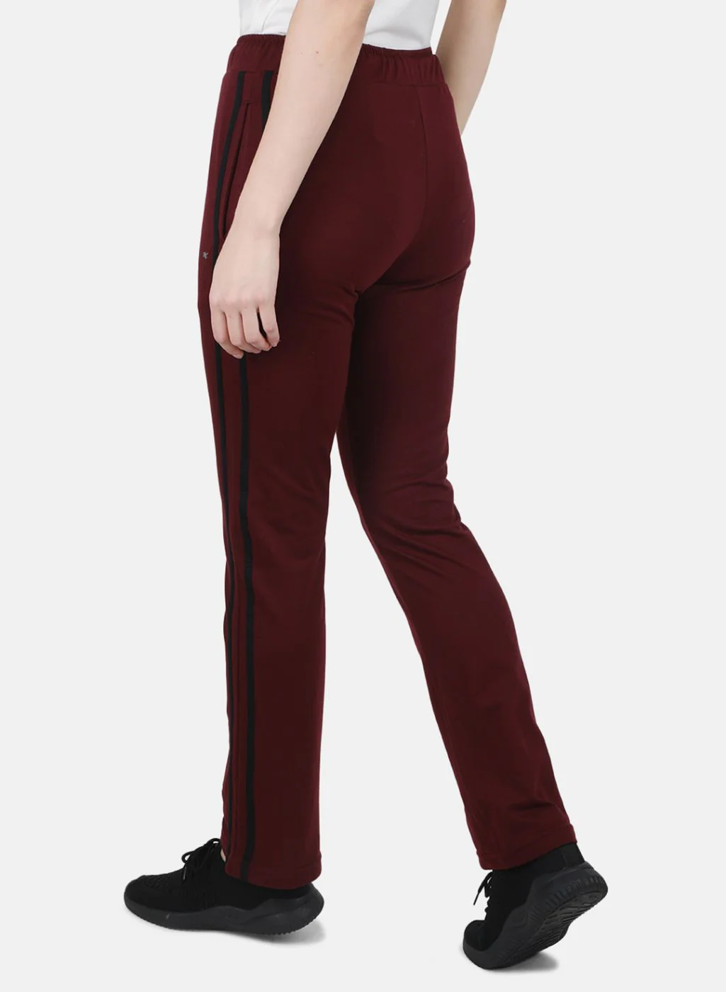 Women Maroon Regular Fit Lower - Image 3