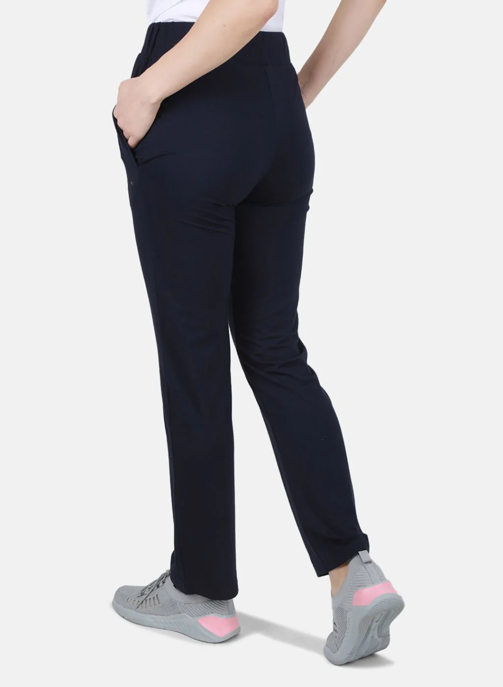 Women NAvy Blue Regular Fit Lower - Image 3