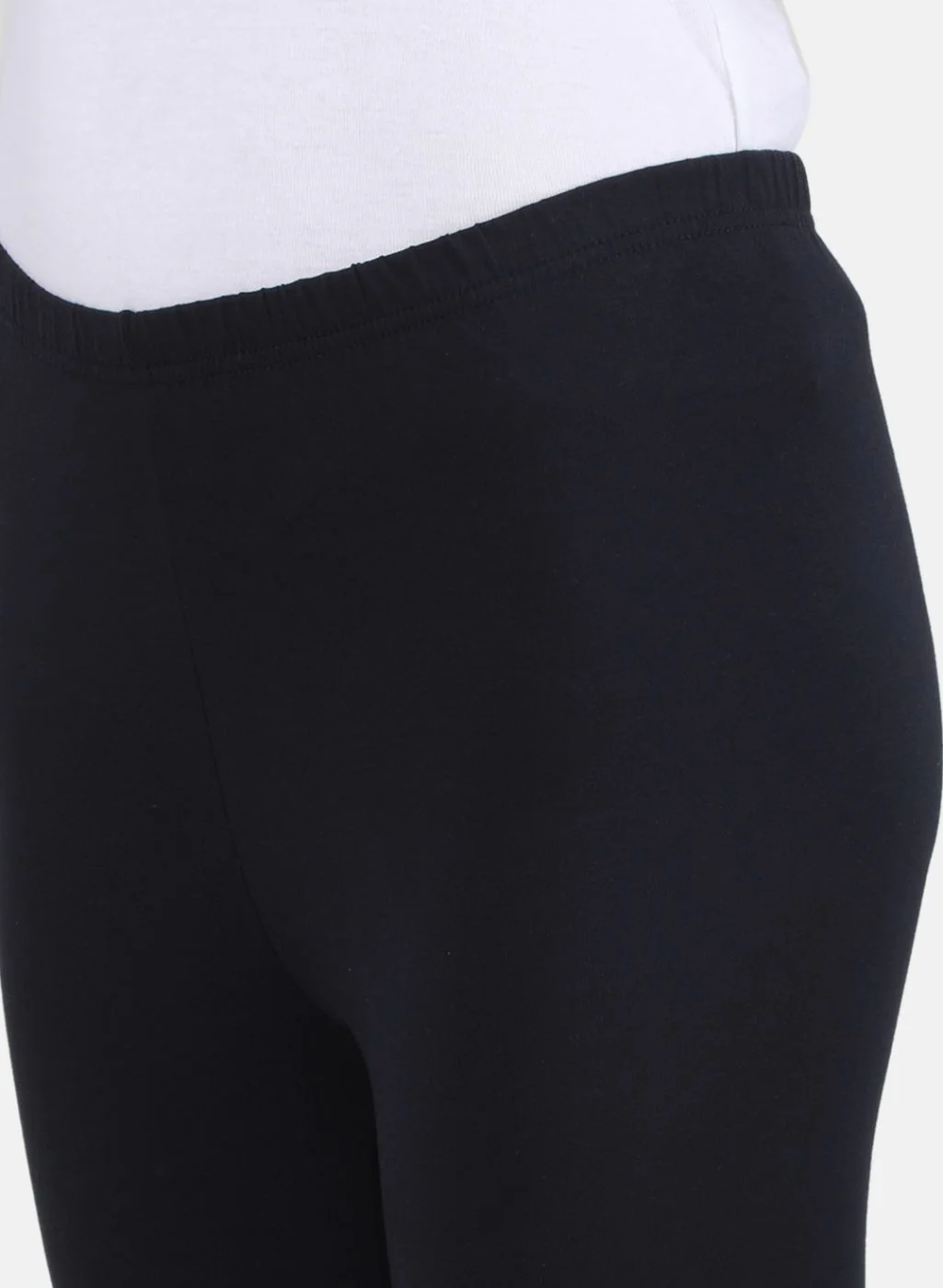 Women NAvy Blue Solid Legging - Image 5