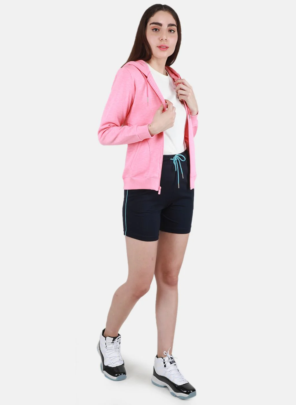 Women NAvy Blue Solid Short - Image 4