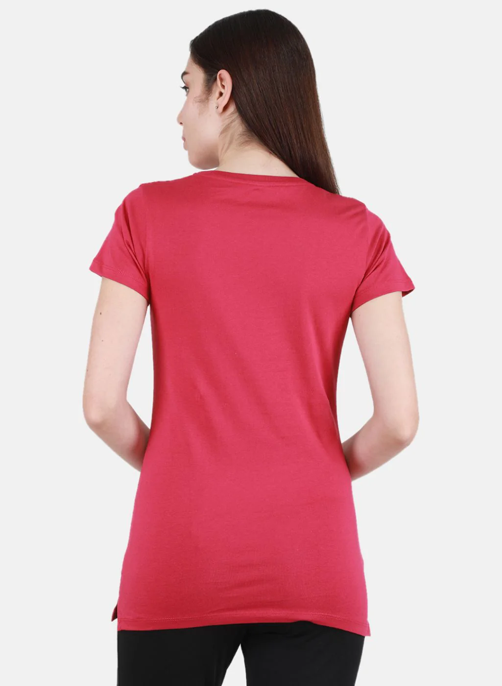 Women Off White & Magenta Printed Top 2 Pc Set - Image 4
