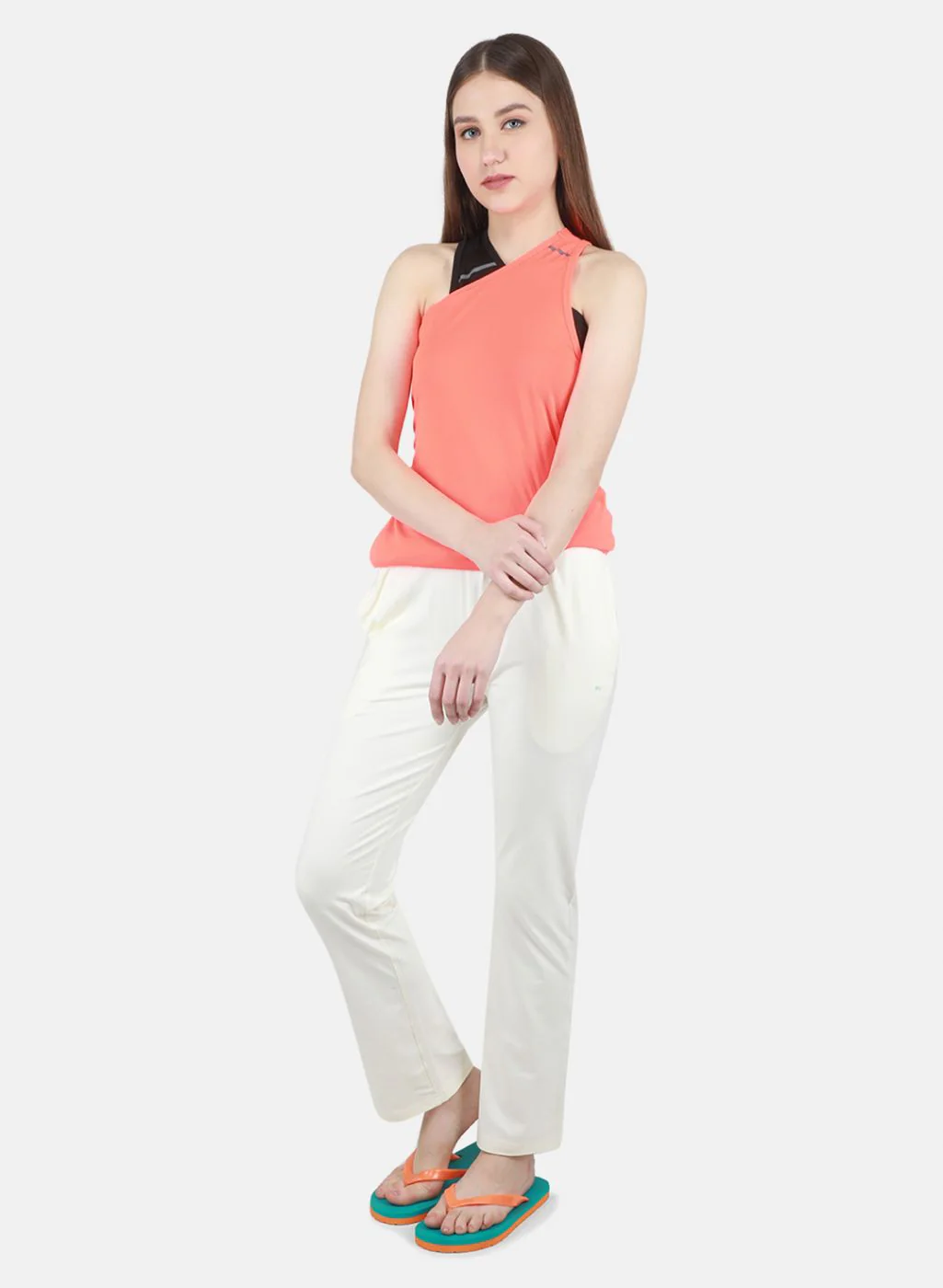 Women Off White Regular Fit Lower - Image 4
