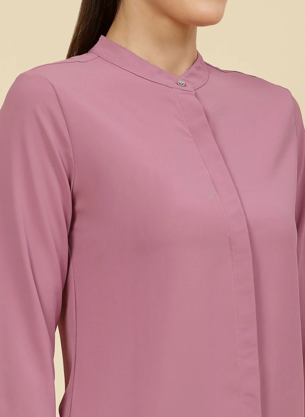 Women Pink Solid Top - Image 6