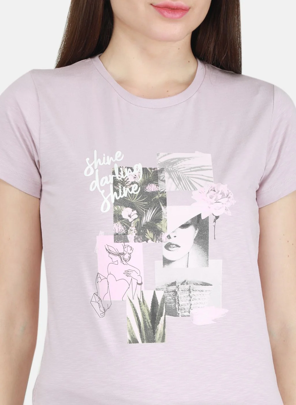 Women Purple Printed Top - Image 5