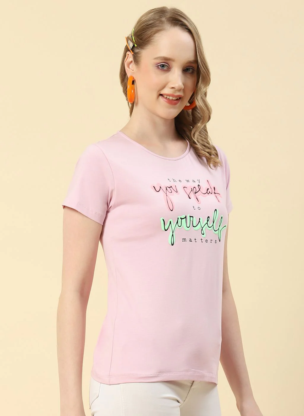 Women Purple Printed Top - Image 4