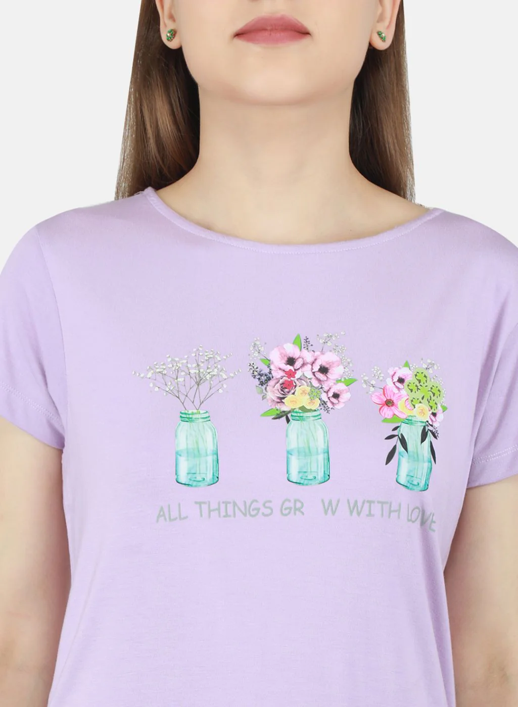 Women Purple Printed Top - Image 5