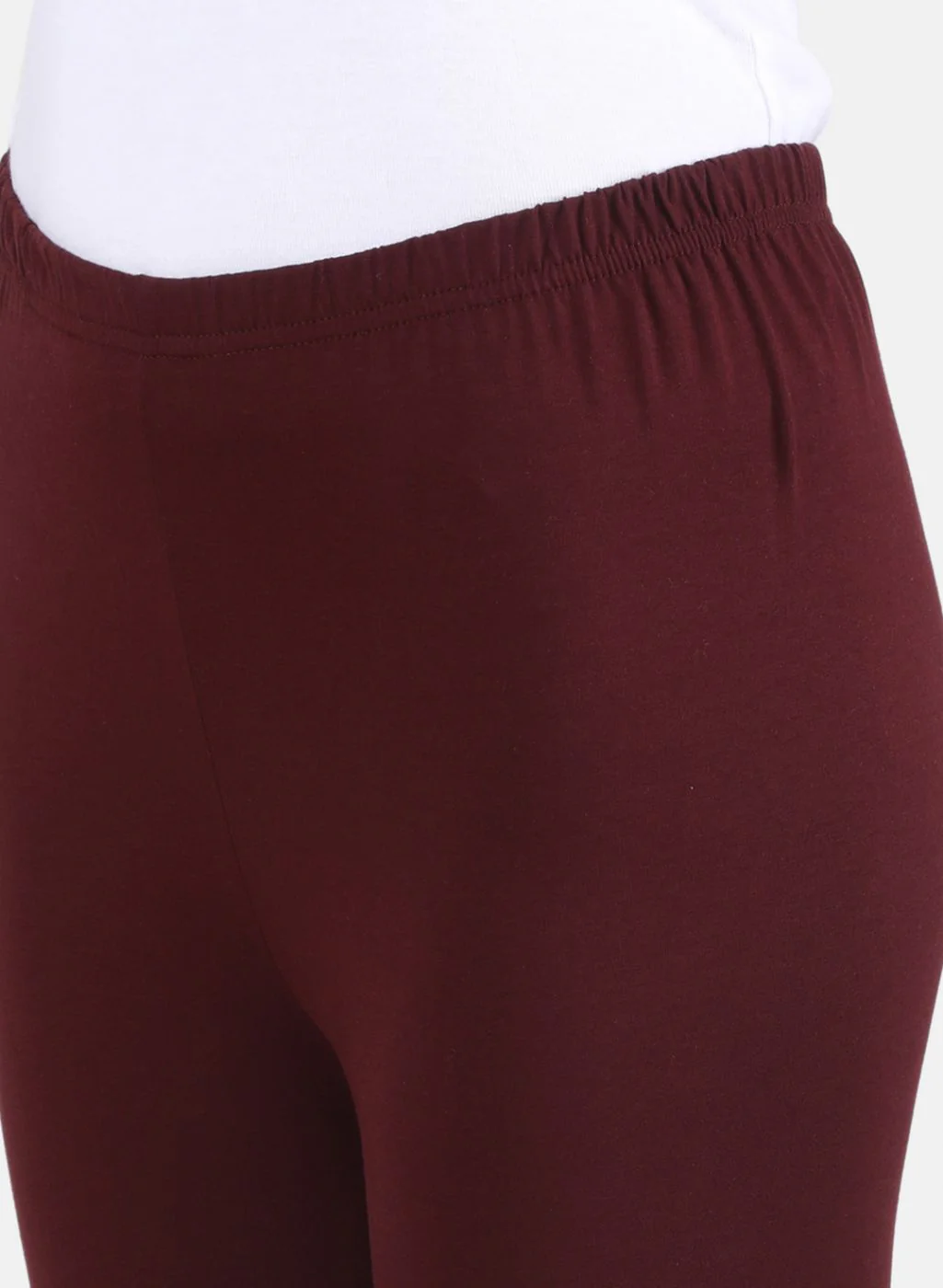 Women Purple Solid Legging - Image 5