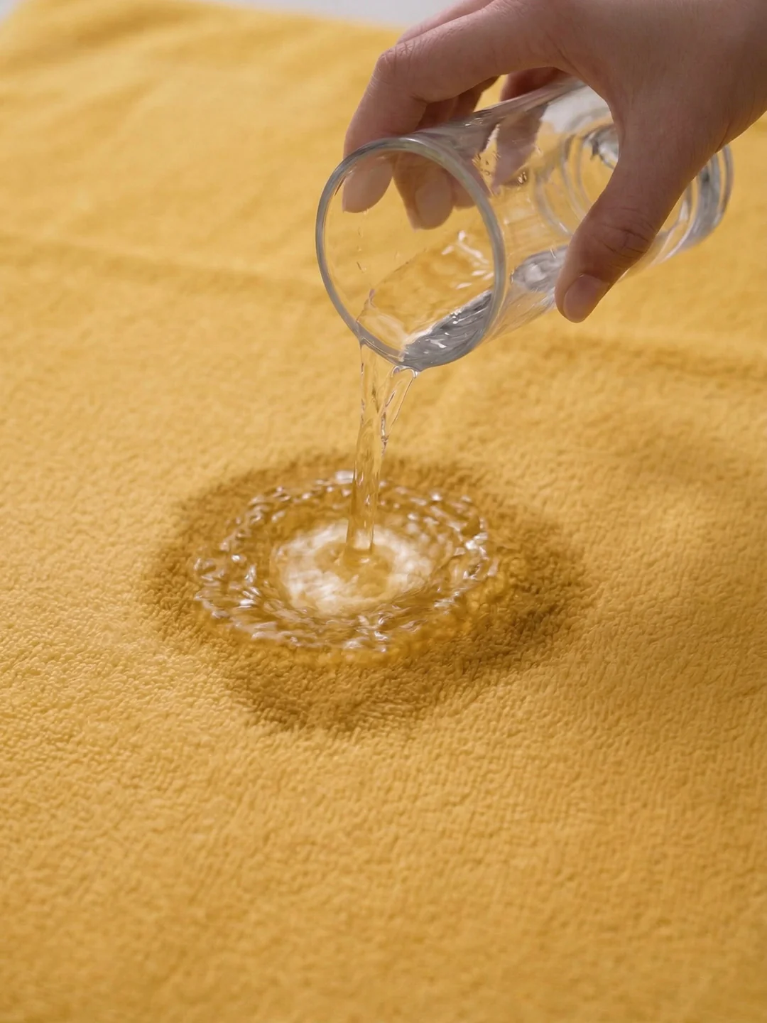 Mustard Yellow 100% Cotton Solid 380 GSM Bath Towel Jazz 4 Pc Set Gifting Box Pack - Image 3