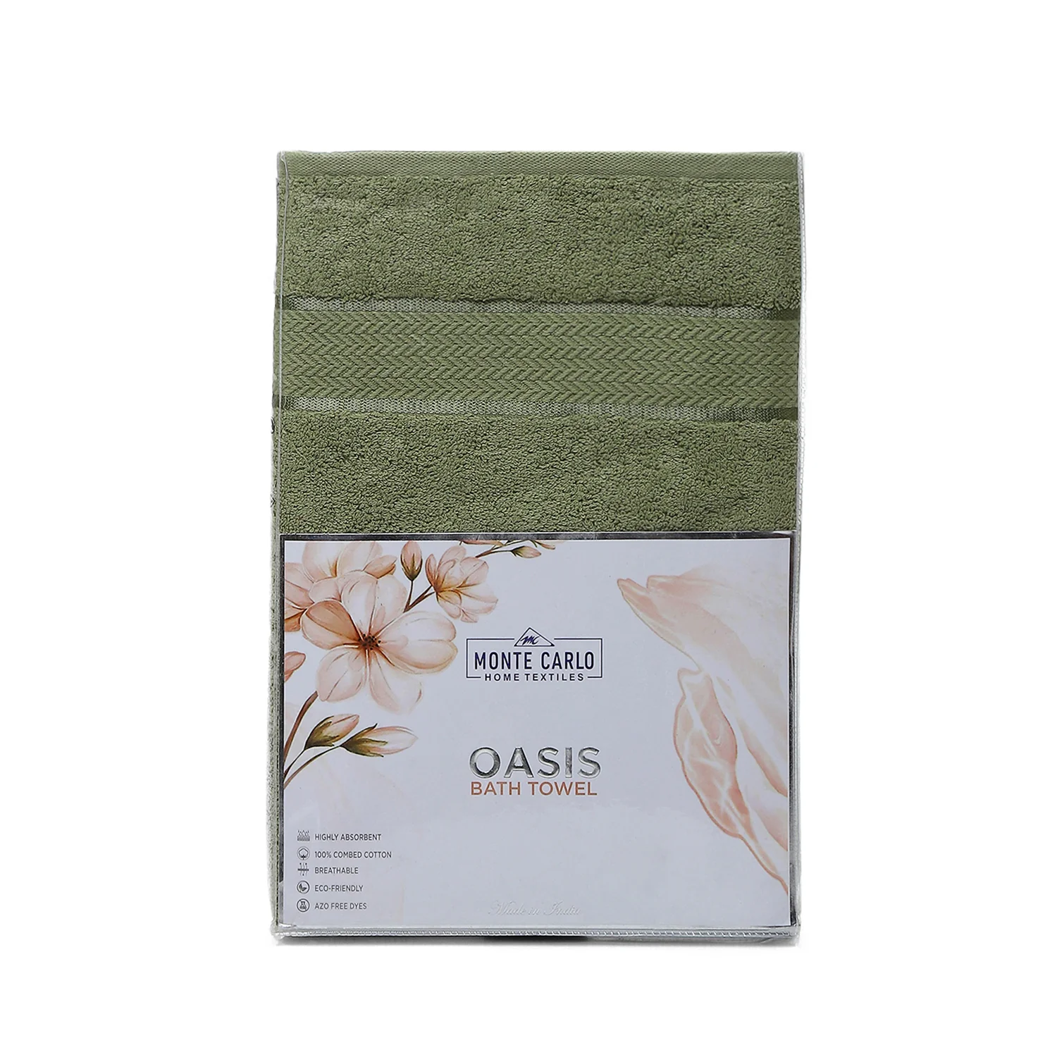 Olive Cotton 450 GSM Bath Towel - Image 5