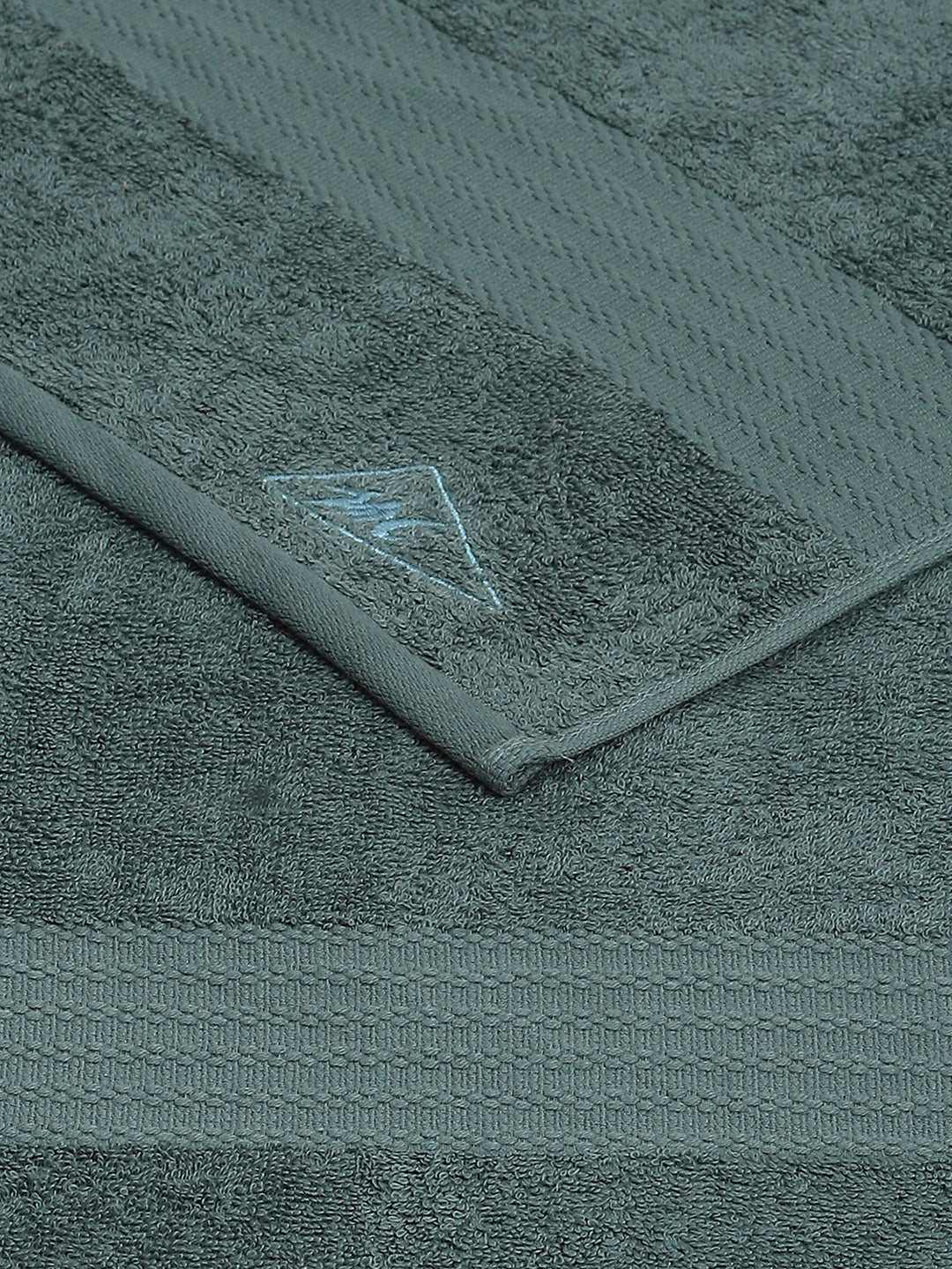 Olive Cotton Solid 400 GSM Car Towel (Jazz) - Image 4