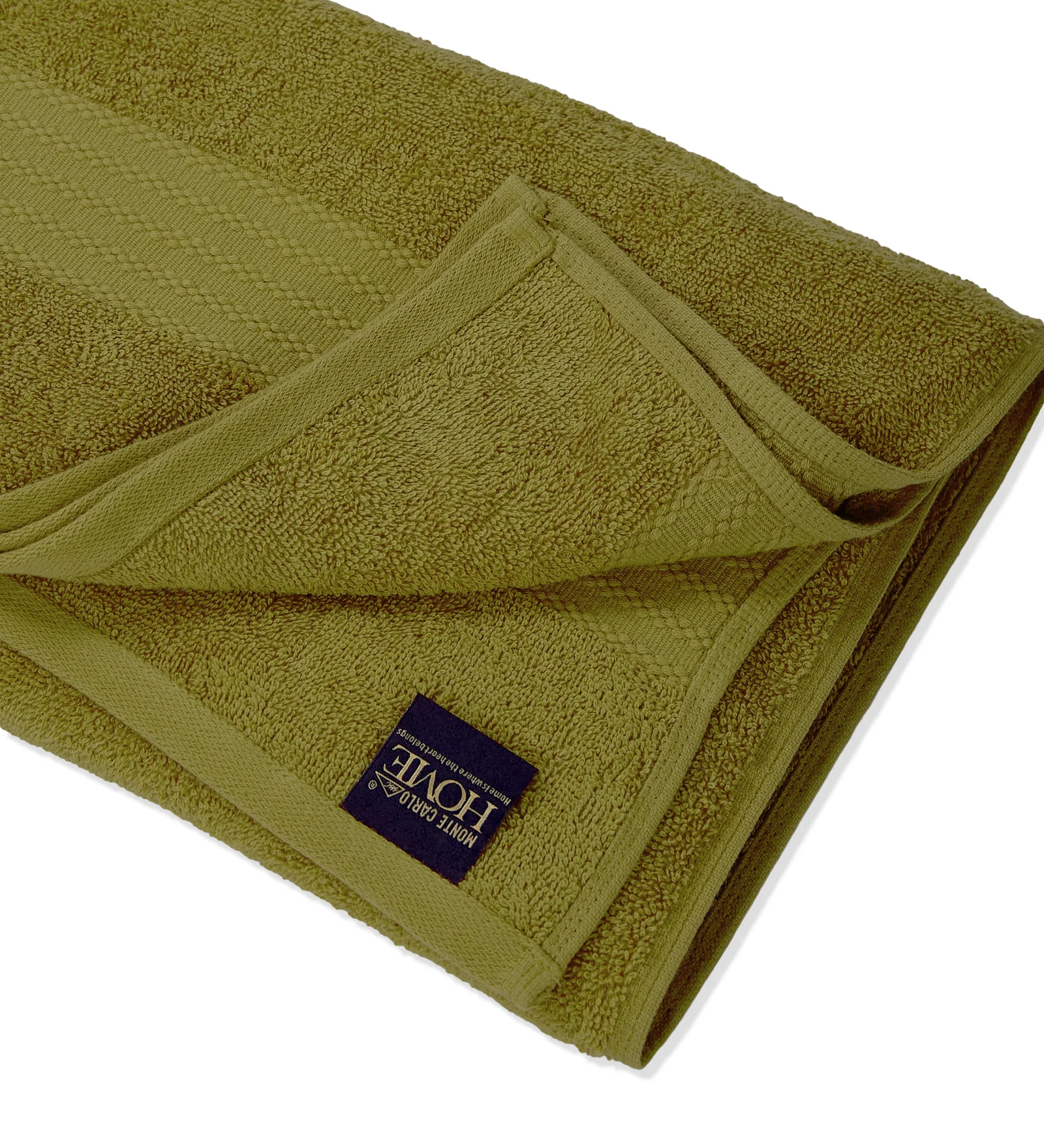 Olive Pure Cotton Solid 380 GSM Bath Towel 1 Piece (Jazz Collection) - Image 5