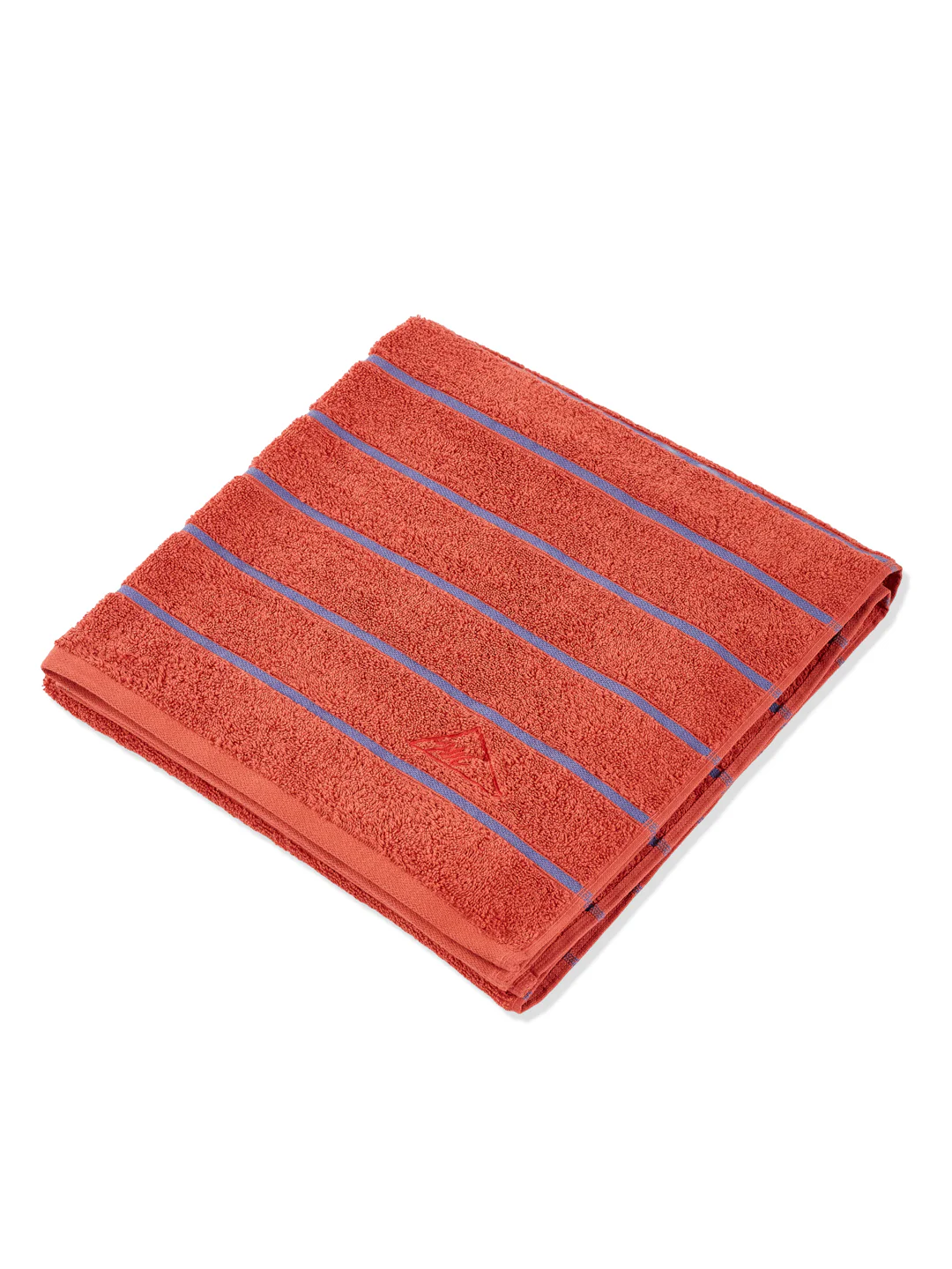 Orange & Blue 100% Cotton Solid 480 GSM Bath Towel King & Queen 2 Pc Set Gifting Box Pack - Image 10