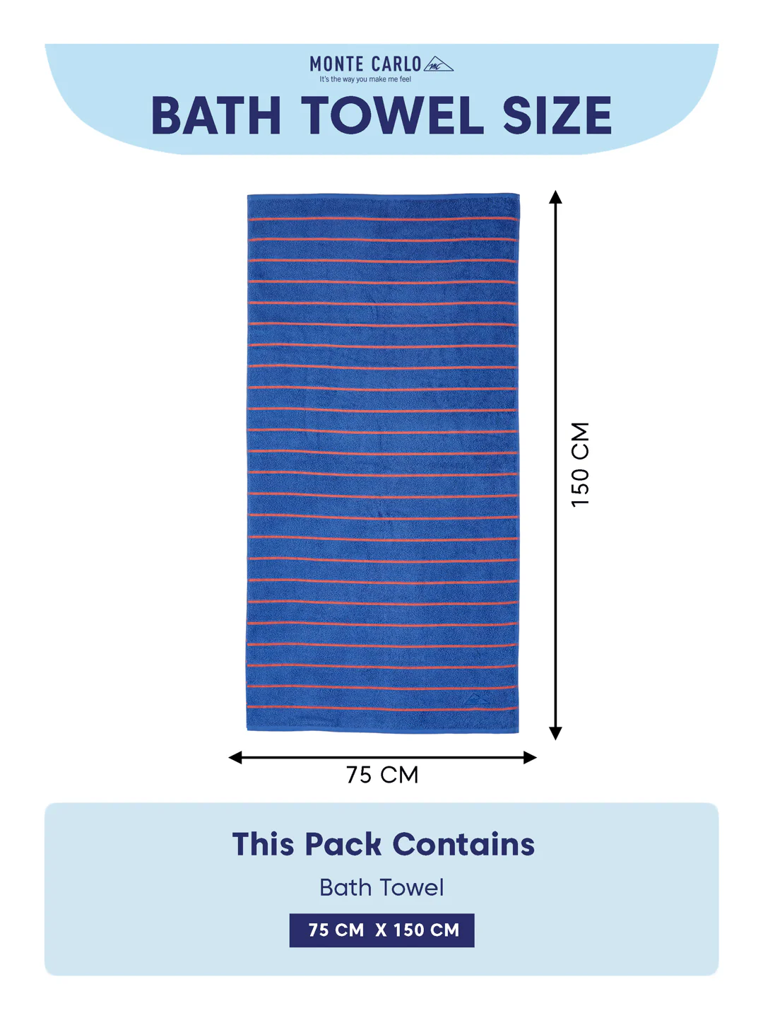 Orange & Blue 100% Cotton Solid 480 GSM Bath Towel King & Queen 2 Pc Set Gifting Box Pack - Image 14