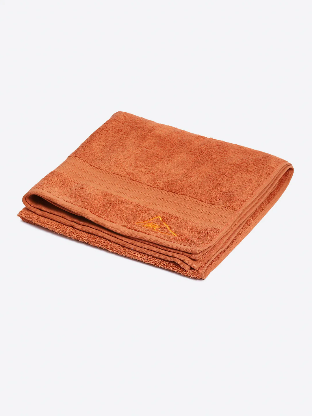Orange Cotton Solid 400 GSM Bath Towel (Jazz) - Image 2