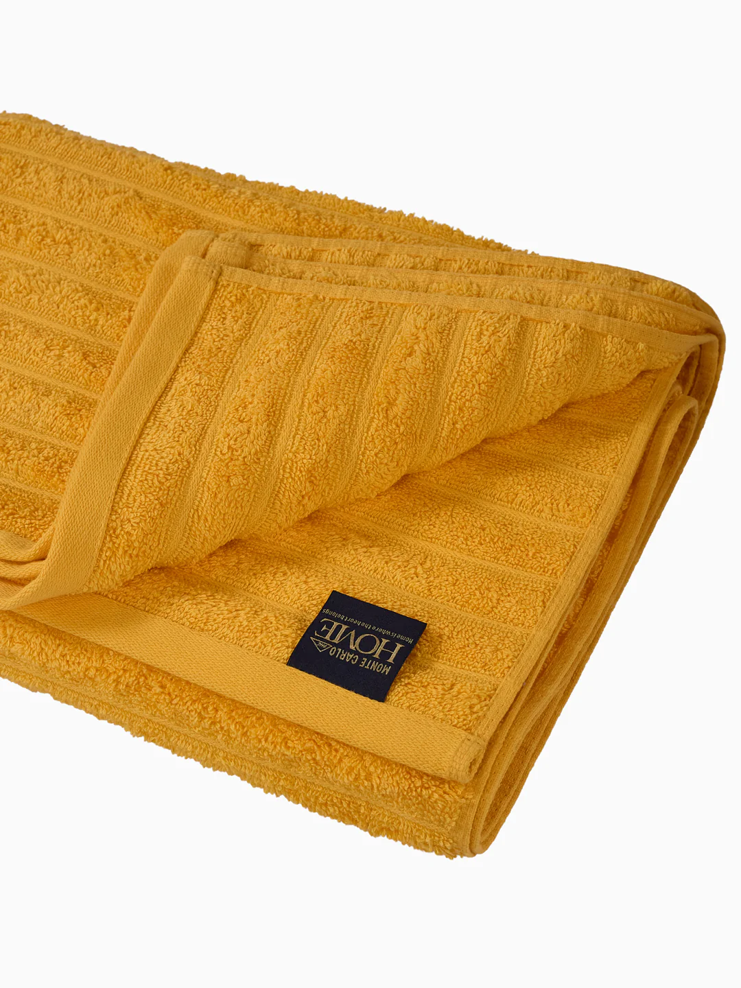Orange & Yellow 100% Cotton Solid 500 GSM Bath Towel Sensations 4 Pc Set Gifting Box Pack - Image 7