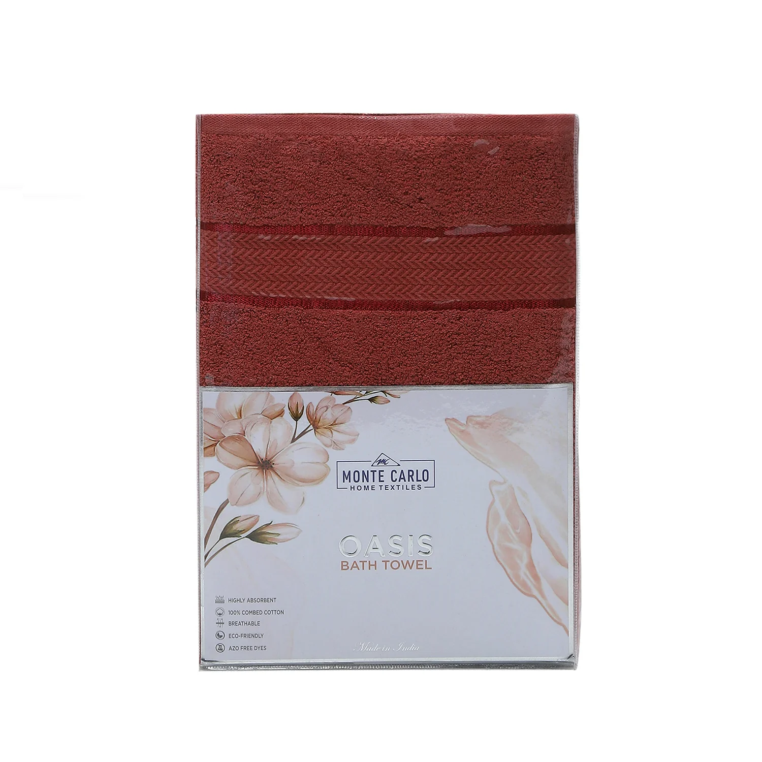 Peach Cotton 450 GSM Bath Towel - Image 5