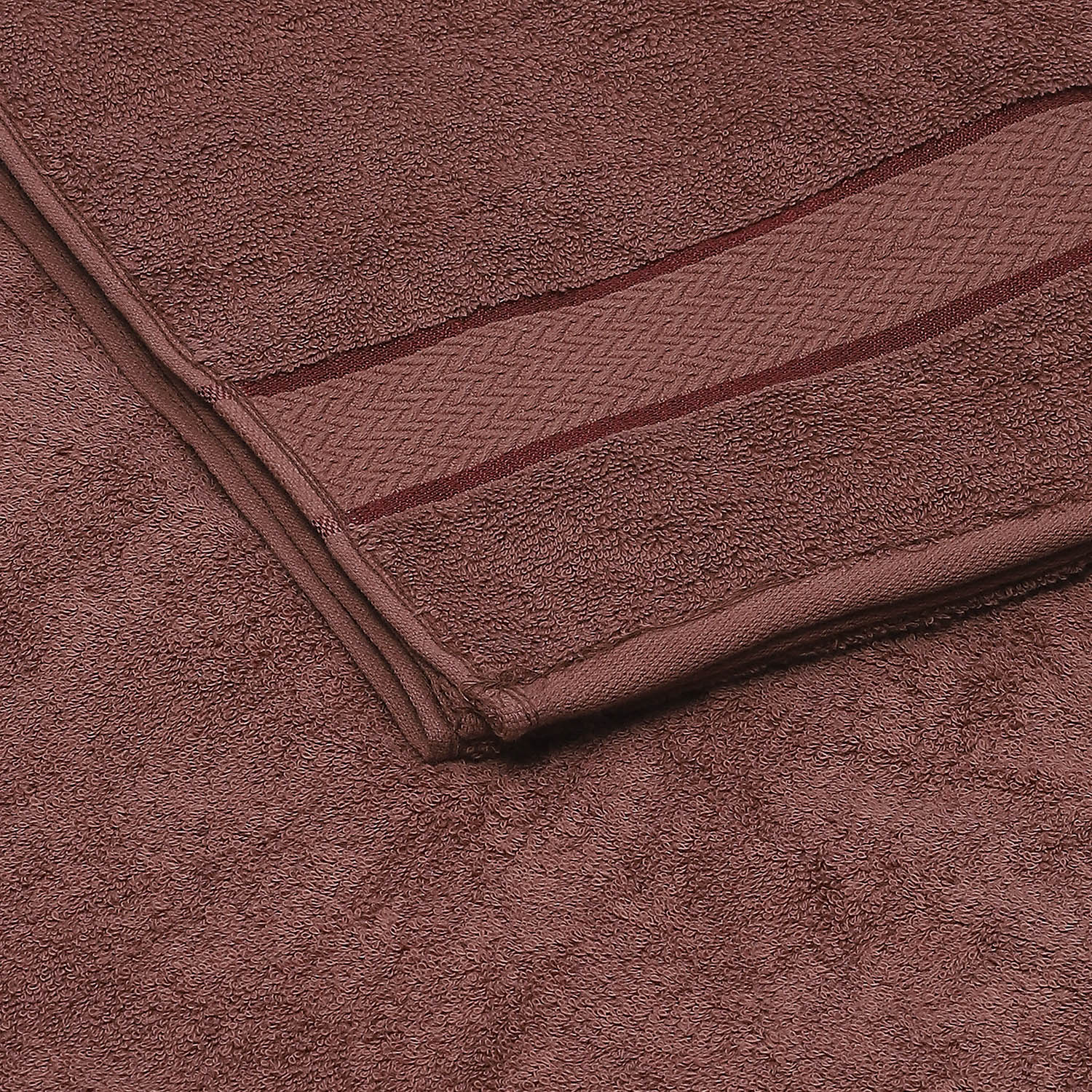 Peach Cotton 450 GSM Bath Towel - Image 3