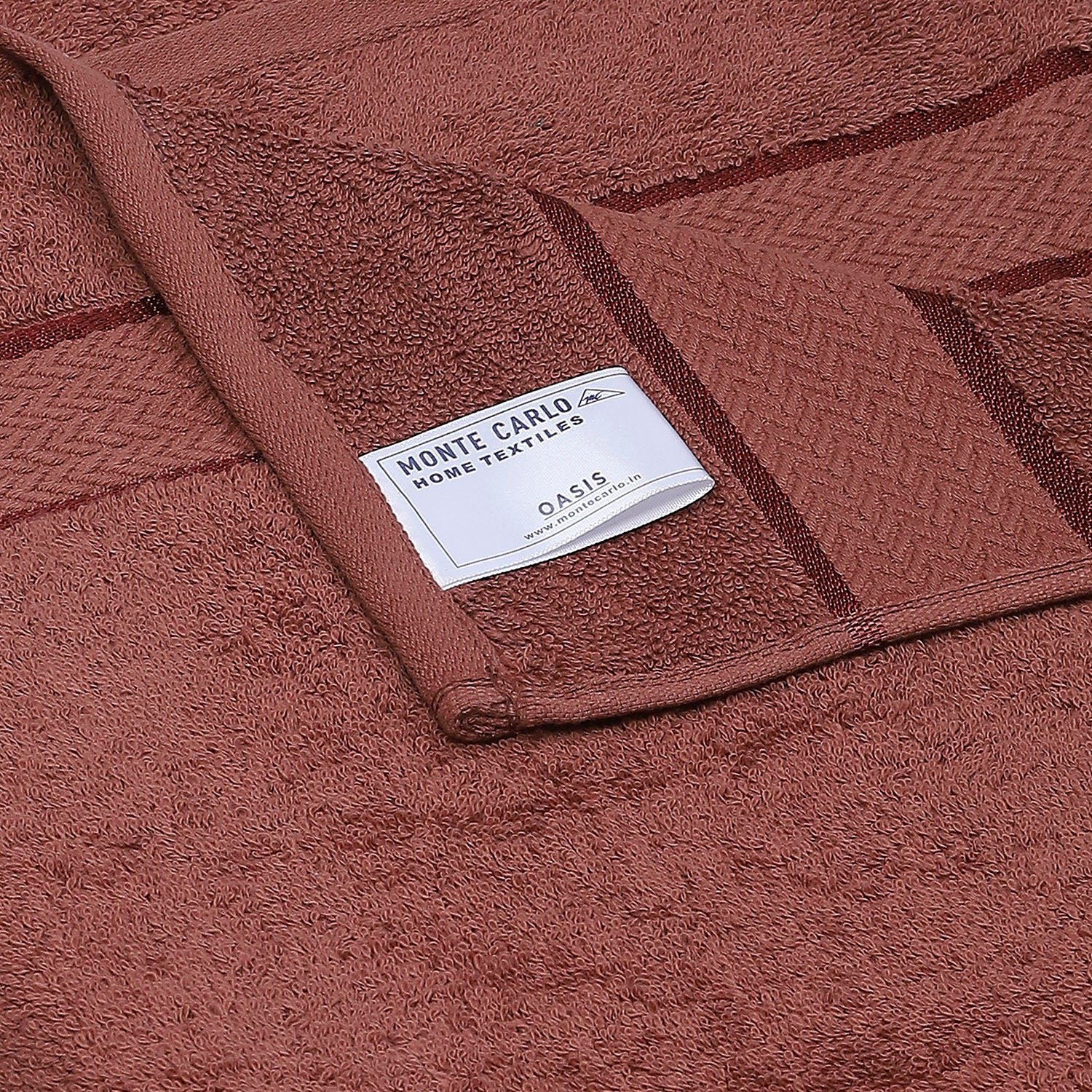 Peach Cotton 450 GSM Bath Towel - Image 4
