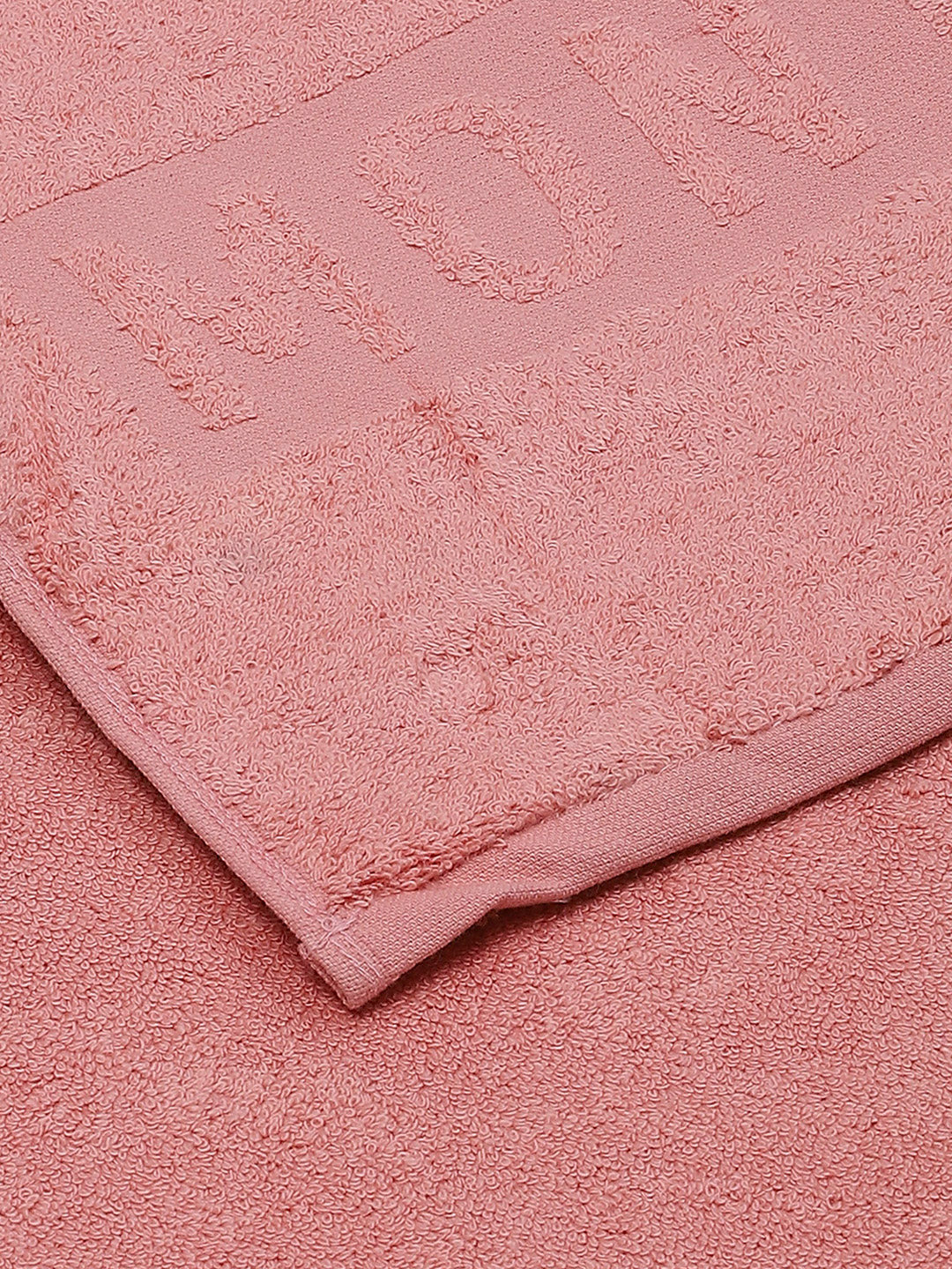Peach Cotton 525 GSM Bath Towel - Image 3
