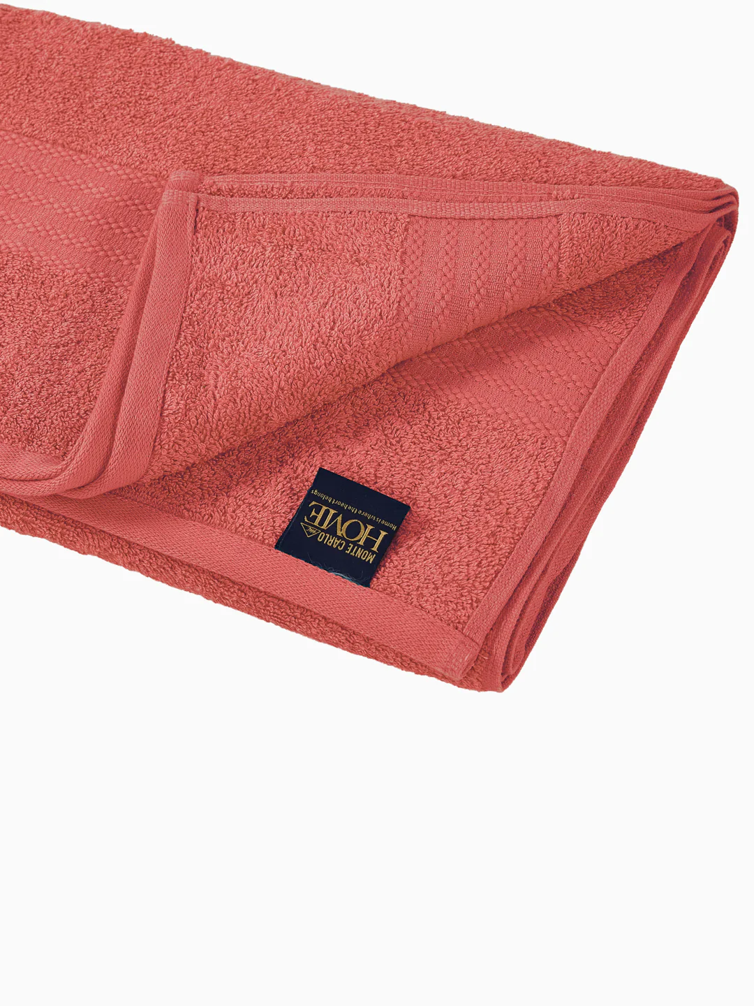 Peach Pink 100% Cotton Solid 380 GSM Bath Towel Jazz 4 Pc Set Gifting Box Pack - Image 7