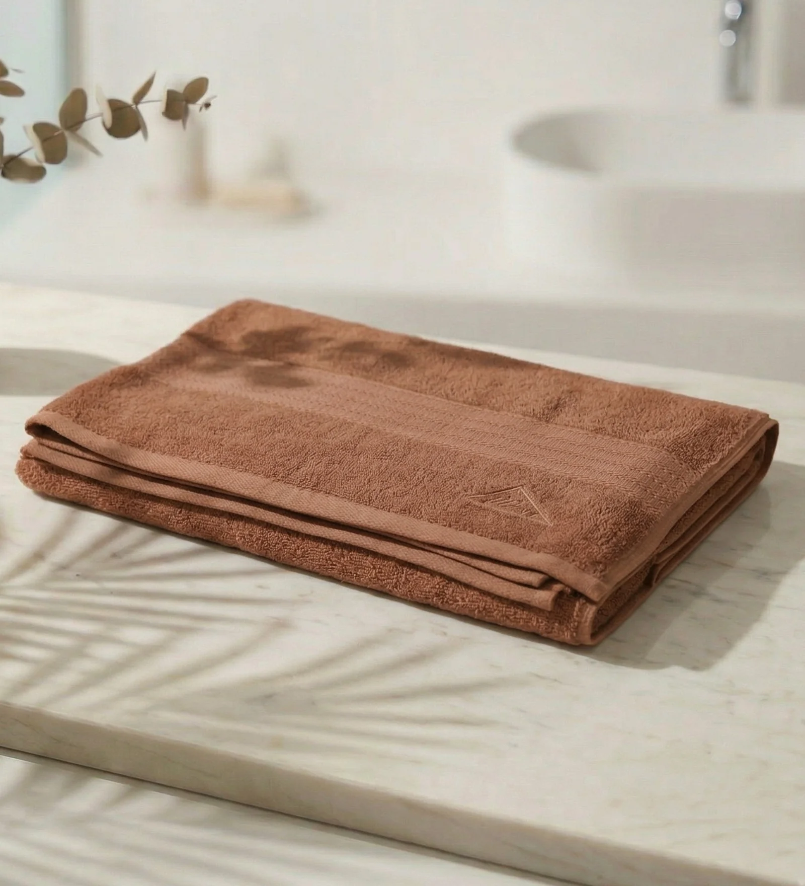 Peach Pure Cotton Solid 380 GSM Bath Towel 1 Piece (Jazz Collection) - Image 2