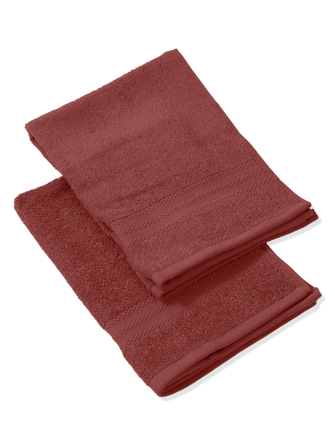 Peach Pure Cotton Solid 380 GSM Hand Towel 2 Pc Set (Jazz Collection) - Image 6