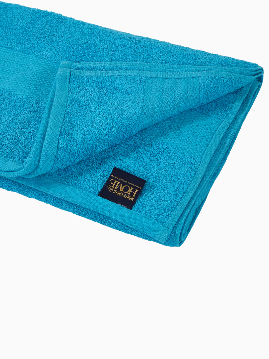 Peacock Blue 100% Cotton Solid 380 GSM Bath Towel Jazz 4 Pc Set Gifting Box Pack - Image 7
