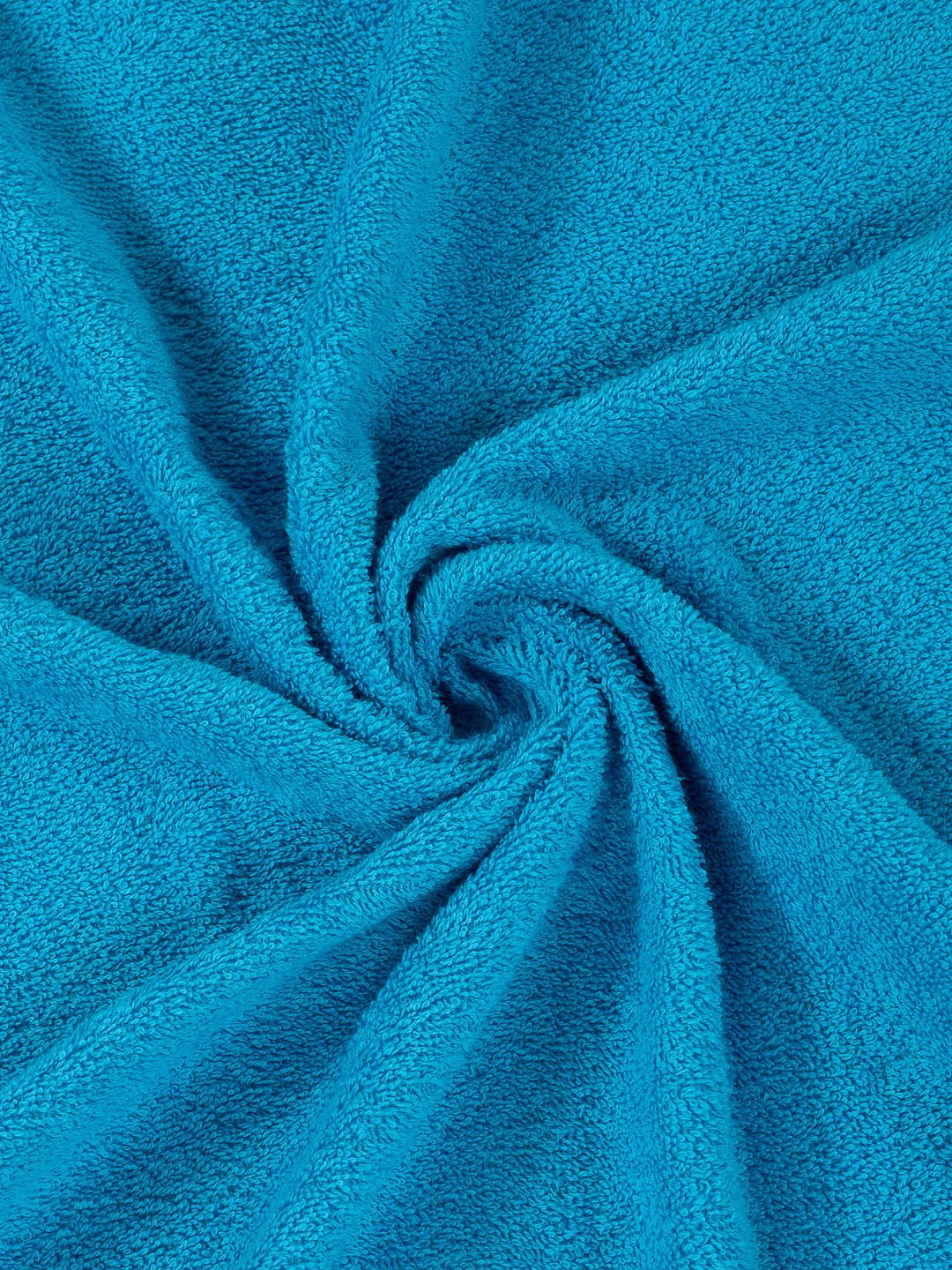 Peacock Blue 100% Cotton Solid 380 GSM Bath Towel Jazz 4 Pc Set Gifting Box Pack - Image 9