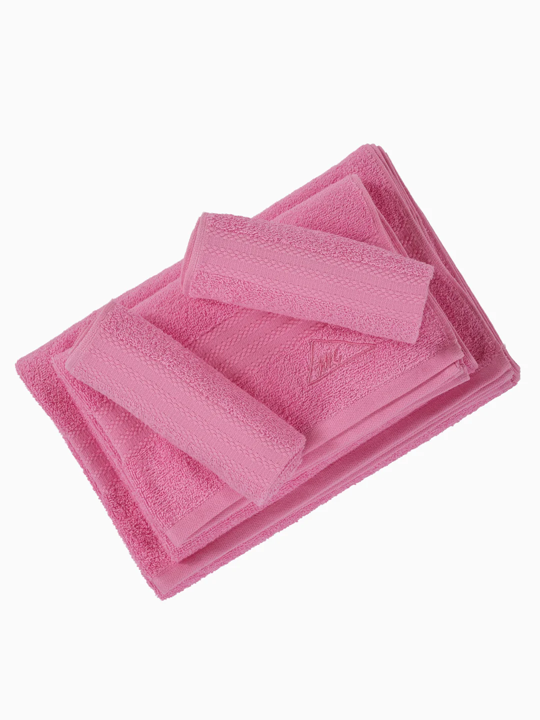 Pink 100% Cotton Solid 380 GSM Bath Towel Jazz 4 Pc Set Gifting Box Pack - Image 6