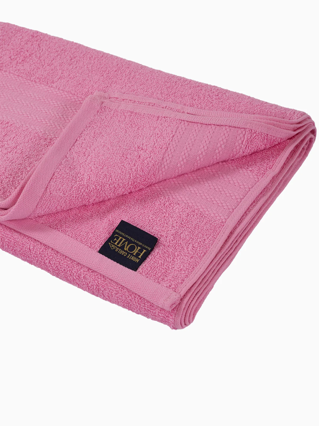 Pink 100% Cotton Solid 380 GSM Bath Towel Jazz 4 Pc Set Gifting Box Pack - Image 7