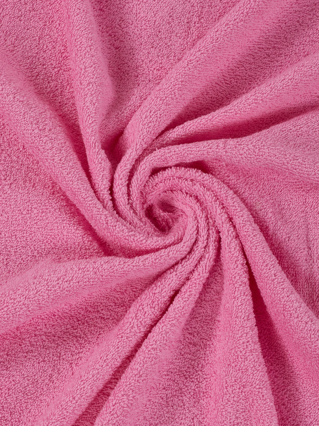 Pink 100% Cotton Solid 380 GSM Bath Towel Jazz 4 Pc Set Gifting Box Pack - Image 9