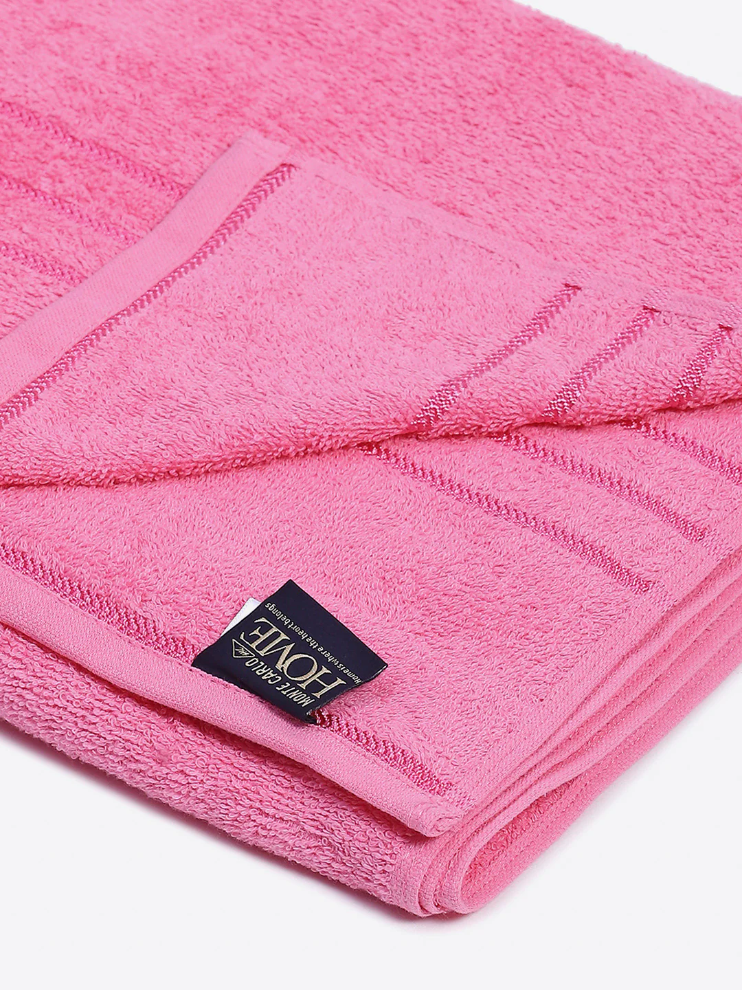 Pink Cotton Solid 350 GSM Car Towel (Soho) - Image 3